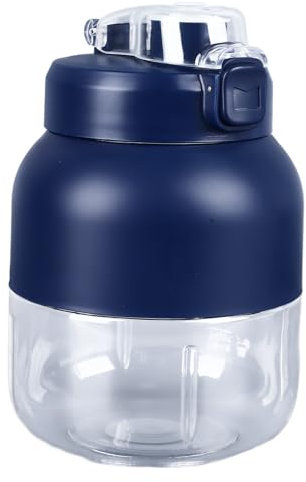 Licuadora Portátil, 800 Ml de Gran Capacidad, Multifuncional, Taza de Licuadora Pequeña, Licuadora de Mano para Batidos y Batidos, Botella Exprimidora de Tamaño Mínimo Recargable
