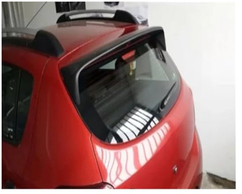 Heckspoiler Für Dacia Für Sandero 2012 2013 2014 2015 2016 2017 2018 2019 2020 Hinten Dach Spoiler Flügel Stamm Lippe Auto Styling Auto Heckflügel(Unpainted)
