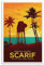 Scarif Vintage-Reiseposter, Star The Wars, Filmposter, Leinwand, Wanddekoration, ästhetischer Schulbedarf, Gemälde, 20 x 30 cm