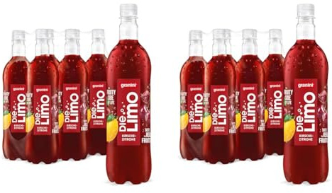 Die Limo von granini Kirsche-Zitrone (6x 1l), natürlich erfrischend, mit Geschmack aus echten Früchten, ohne Süßungsmittel und Konservierungsstoffe, vegan (Packung mit 2)