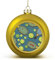 Lustige Tennisschläger und Tennisbälle, Weihnachtskugel, Ornament, 4,1 cm, goldener Stil, glitzernde, hängende Weihnachtskugeln für Weihnachtsbaum-Anhänger, dekorative Weihnachtsbaumkugeln für