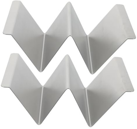 Cabilock 2 Soportes para Tortillas Bandeja para Servir Tacos Soportes para Conchas De Taco Soporte para Tacos De Estante para Tacos Platos para Tacos Soporte para Tacos