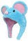 YUXITA Mütze mit Cartoon-Motiv, blaue Maus, verstellbar, warm, Unisex, modisch, kaltes Wetter, Hut für verschiedene Altersgruppen