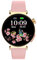 Knauermann NEO 2 (2025) - Gold Rund - Gesundheitsuhr Smartwatch - EKG - HRV Funktion - BT Bluetooth - Schlafapnoe - Blutdruck - Rindsleder Armband Rose