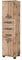 Schildmeyer Milan Hochschrank 134886, Eiche Landhaus Dekor, 32 x 40.3 x 163.7 cm