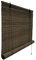 Victoria M. Bambusrollo Klemmfix Bambus Sichtschutz Rollo ohne Bohren Bambus Rollos Innen, für Fenster und Türen, 90 x 160 cm, Dunkelbraun