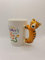 Puckator Tasse mit Henkel in Tigerform, Linie Zoonverse, Weiß, 12 x 14 x 8,5 cm