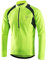 ARSUXEO Radtrikot Herren Langarm MTB Jersey Halber Reißverschluss Radbekleidung 6031 Grün S