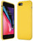 Verco Silicone Case for iPhone 8, Slim Phone Back Cover Shockproof TPU Protective for Apple iPhone 7/8 Case - Yellow