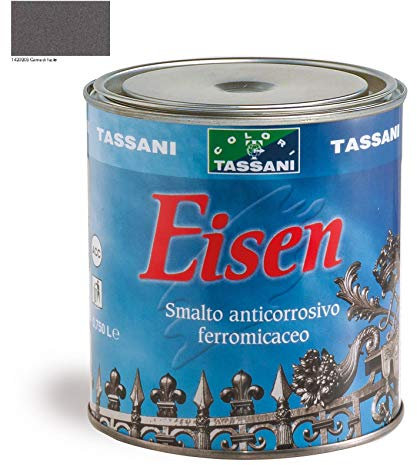 SMALTO ANTIRUGGINE FERROMICACEO ANTICORROSIVO PROTETTIVO 0,75 LT TASSANI (Canna di Fucile Grana Media)
