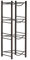 SEHERTIWY 5 Gallon Water Jug Holder Water Bottle Storage Rack, 4 tier water cooler jug rack, 5 gallon water jug stand, 5 Gallon Water Bottle Holder(4 Tier, Dark Brown)