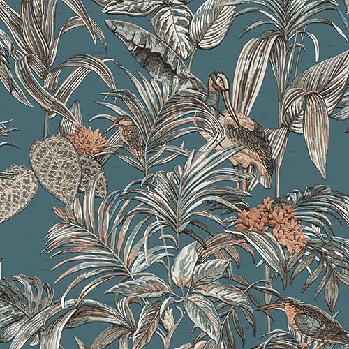 DUTCH WALLCOVERINGS Tapete Blau Vliestapete Wandtapete Fototapete Wanddeko
