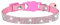 haoyueer Collier en strass pour chien et chat avec clochette Bling pour animal domestique - Collier en velours doux et cristal - Rose