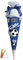 BASTELSET Schultüte - Fußball 85 cm/mit - ohne Sound Modul - mit Holzspitze - Zuckertüte Roth - ALLE Größen - 6 eckig Fußballer Fussball Sport Jungen Weiß B..