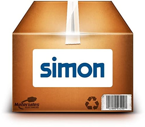 Conmutador cruzamiento ancho Simon 20000251-090 Simon 270 Blanco 2 modulos
