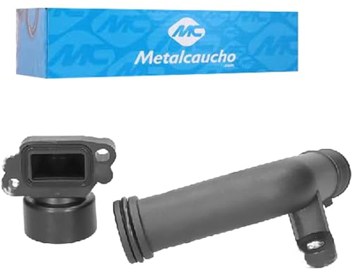 Metalcaucho 99702 Kühlmittelrohrleitung mit Dichtung Kompatibel mit RENAULT Clio III Schrägheck BR0/1, CR0/1