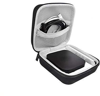Étui de Transport pour Apple TV HD 2021 (32 Go) et TV 4K (2e et 1re Génération), Sac de Rangement Rigide en EVA