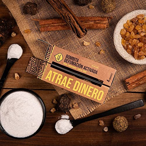 13 di Ilaria *Atrae Dinero* 4 Bombitas Difuminado 100% Hierbas Naturales Orgánicas - Sagrada Madre