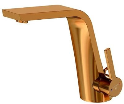 Steinberg Serie 260 Waschtischarmatur, mit Ablaufgarnitur, Ausladung 158mm, 26010001, Farbe: Rose Gold
