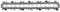 Sägenspezi Sägekette 10 cm 1/4 Niedrigprofil 1,1 mm 28 TG Kette Ersatzkette chain passend für Stihl GTA 26