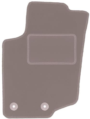 Wielganizator Automatte – Passend für Peugeot 207 SW, Kombi, Fließheck 2006-2012 – Velours – Autozubehör - Auto Fußmatten – Fußmatte Auto – 1-teilig - beige