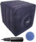FabaCare Beinerhöhungswürfel, Bandscheibenwürfel mit blauen Igel Massageball, Entlastungskissen, Wadenablage, Bandscheibenkissen, Lagerungskissen Beine, Beinablage für Rückenübungen, ist aufblasbar