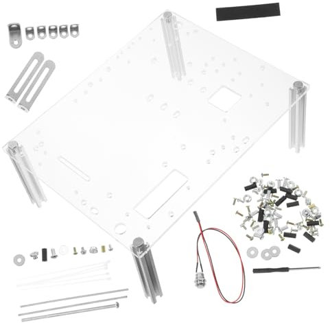 CAXUSD Case per Computer Open Air Telaio Aperto Fai da Te Staffa per Telaio Atx Atx Scheda Madre Overclocking Case da Gioco Design Compatto per Un Facile Trasporto