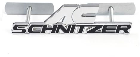 AQXYWQLL 3D-Metall-Emblem for den hinteren Kofferraum, Aufkleber, Zierleiste for den vorderen Haubengrill, kompatibel mit AC Schnitzer M 3 5 6 ZE E46 E39 E36 E34 X1 X3 X5 X6(Color:for AC Front Grill)