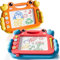 2-Pcs magnetisches Zeichenbrett, Magnet Doodle Board für Kleinkind Mädchen Jungen 3 4 5 6 7 Jahre alte Kinder, Montessori Vorschule pädagogische Reise Spielzeug Geschenk Etch Ein löschbares Schreibpad