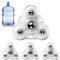Adhesive Swivel Wheels, Adhesive Swivel Castors, Adhesive Caster Wheels, 4 Stick On Wheels Appliance Casters, 4-Ball Swivel Wheels, 360 Degree Rotation Small Rollers For Kitchen Appliances