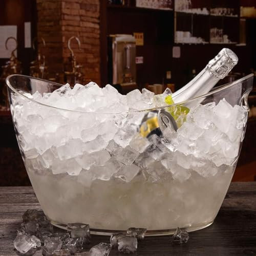 14L Transparent Ice Bucket: Perfect for Bars, Parties, and Outdoor Use