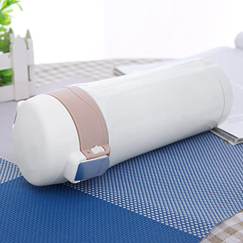 Termos Para Agua Caliente De Bebe, Botella De Agua Aislada Botella De Agua 350 Ml Vacío De Acero Inoxidable De Grado Alimenticio 8 Horas A 60 Grados Con Aislamiento Para El