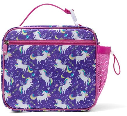 AOTM Lunch Bag for Kids, Packed Lunch Bag Boys Girls, Cold Bags Lunch Box with Bottle Holder/Water-Resistant Lining, Portable Reusable Toddler Cooler Lunchbag for Travel Picnic School(Cartoon Unicorn)