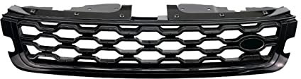 Kühlergitter Auto Frontstoßstangengrill Für Range Für Rover Für Evoque Style 2020 2021 2022 Frontgrill L551 Autozubehör Auto Kühlergrill(Schwarz)