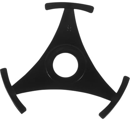 SEWACC Dreieck Vinyl Schallplattenadapter Umdrehungszahl Mittelloch Adapter Plattenspieler Zubehör Leicht Kompakt Langlebig Umweltfreundlich Kunststoff Robust für Musikgenuss