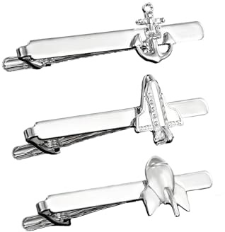 LONGHAO Pinces à Cravate Classiques,Hommes Cravate Bar Clips,Pinces à Cravate,Pinces à Cravate pour Mariage D'Affaires,pour La Saint-Valentin,Un Anniversaire,Une FêTe
