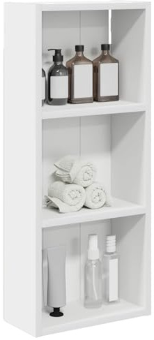 vidaXL Badezimmer-Wandschrank Weiß 30 x 14 x 70 cm Holzwerkstoff