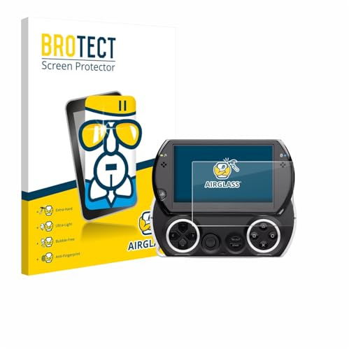 BROTECT Schutzglas für Sony PSP Go | Transparenter Displayschutz Made in Germany Schutzfolie Panzer Folie Glas 9H Anti-Fingerprint Einfache Montage Clear