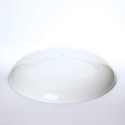 Lampenschirm opal weiss weiß glänzend in vielen Größen Schale Glasschale Opalglas Glasöffnung 12mm (Ø 390mm)