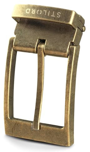STILORD Gürtelschnalle Dornschließe für Gürtel 35 mm Breite Vintage Belt Buckle Antik Gürtelschließe Ersatz Schnalle für Wechselgürtel
