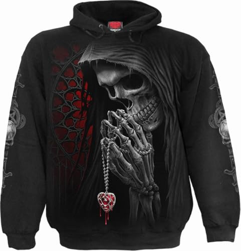 Spiral - Forbidden - Männer Kapuzenpullover - Schwarz - 100% Baumwolle - S