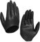 Harssidanzar Damen Lammfell Leder Half Palm Short Handschuhe ungefüttert GL011EU, Schwarz,L