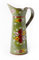 BCMW Small Green Traditional Hand Painted Narrowboat Style Jug - 31cm