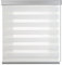 Estores Noche y Día Premium con Galería Cuadrada y cadeneta en Aluminio Máxima Calidad, Estores enrollables con Doble Tejido, Estor Noche y Dia | Blanco 180cm x250cm