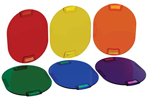 MAGMOD Creative Gel Set - Color Filters for Flash Photography | 6 Magnetic Flash Color Gels, Rigid Polycarbonate with Embedded Magnets, Compatible with All Speedlites, Quick Setup