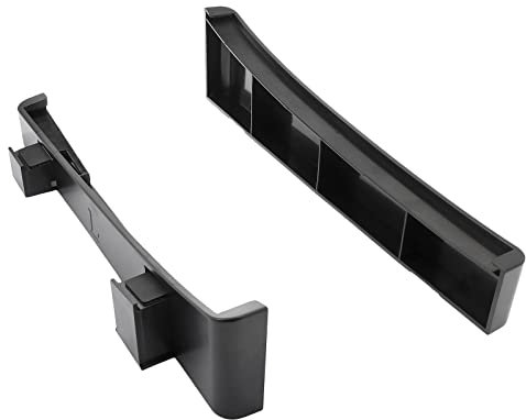 Set mit 2 Horizontaler Ständer Komaptibel mit Playstation 5 Disc & Digital Konsolen Wärmeableitung Halterung aus ABS in Schwarz