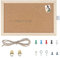 RNHDLY Pinnwand, 30 x 20 x 1,4 cm Pinnwand Kork mit Holzrahmen, Korkwand Pinnwand Klein, Pinwand Korktafel für Notizen in Zuhause, Büro, Schule