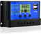 10A 12V/24V PWM Regulateur Panneau Solairede Batterie Intelligent Contrôleur de Charge Solaire avec 5V Double Port USB pour Les Batteries Plomb-acide