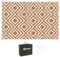 Outsunny Reversible Outdoor Rug with Carry Bag, Waterproof Plastic Straw Mat for Garden, Deck, RV, Picnic, Beach, Camping, 182 x 274cm, Brown
