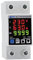 WEBN Misuratore elettronico di energia 230vac 63A, tensione corrente monofase LCD digitale, protettore di sovratensione con guida DIN da 35 mm